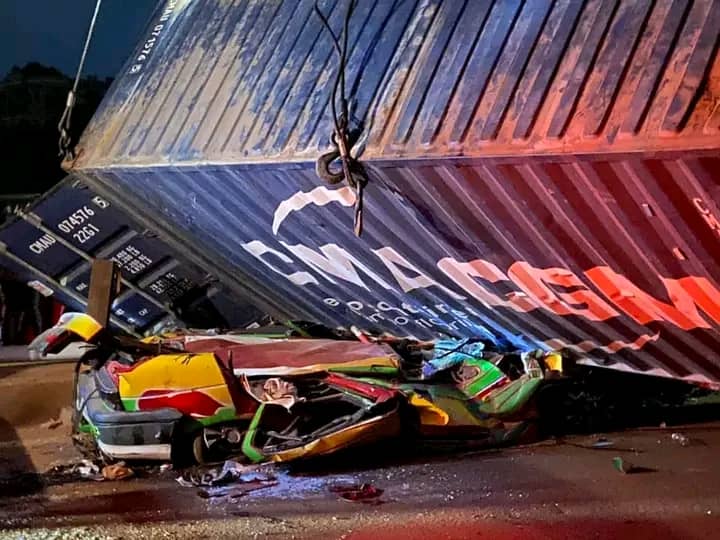Coyah/ Friguiadi: Un grave accident de la circulation fait 5 morts